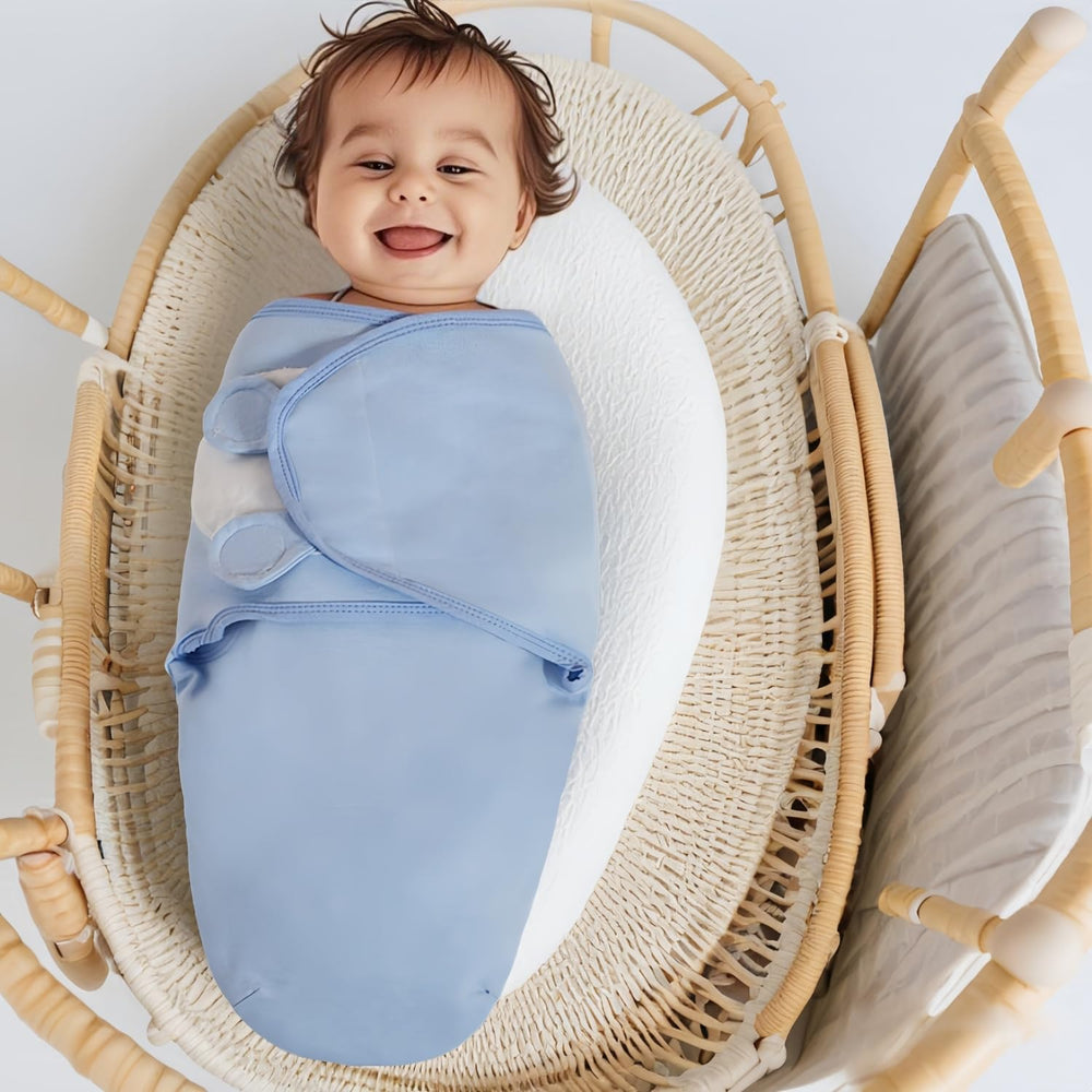 SEVDO adjustable Velcro swaddle provides a womb-like secure fit and calm wrap.