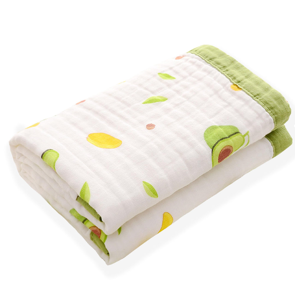 SEVDO muslin quilt blanket 43x43 showing versatile daily use for baby care