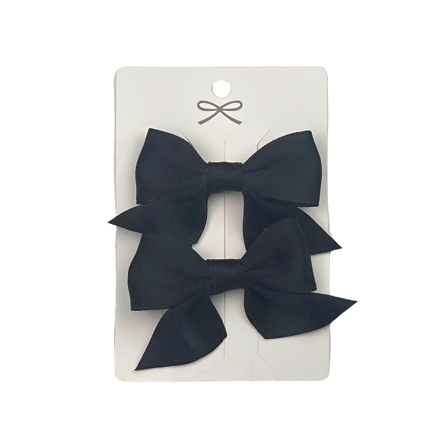SEVENHEAD bow hair clip in black, 2.16 inch length, ideal for daily outfits and easy styling