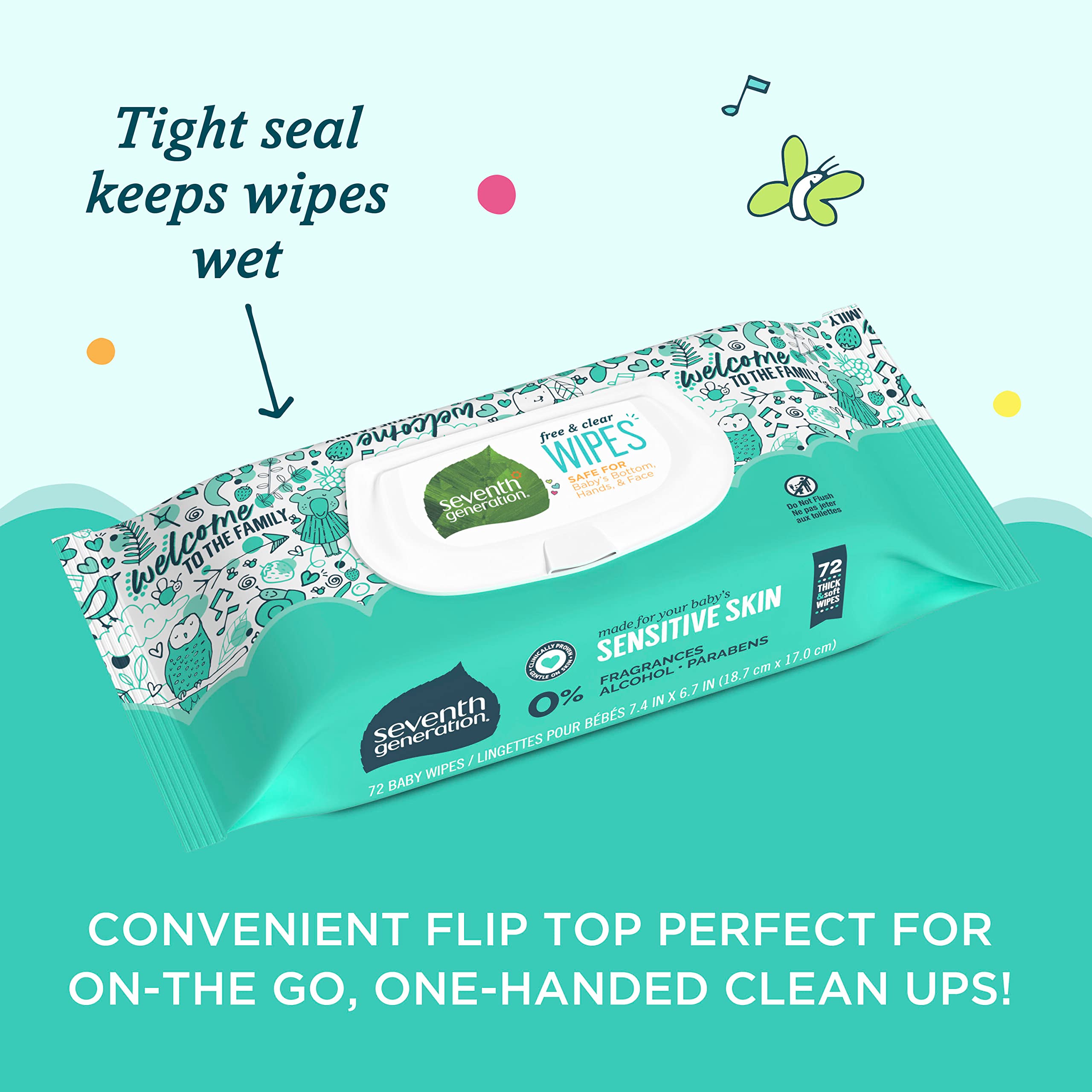 Contains aloe vera conditioning for skin comfort