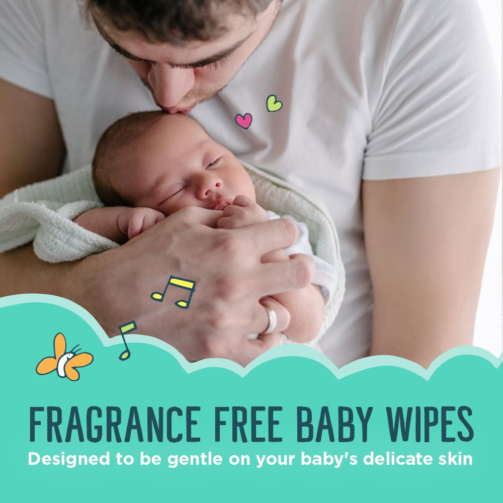 Tape-seal closure detail on Seventh Generation wipes for easy stacking