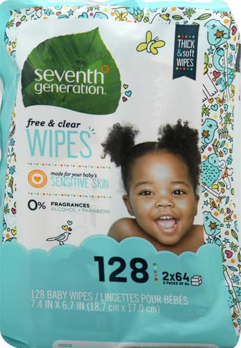 Seventh Generation wipes close-up shows thick soft texture for safe cleansing