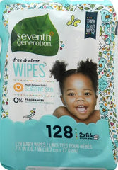 Seventh Generation wipes close-up shows thick soft texture for safe cleansing
