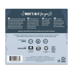 Seventh Generation Free & Clear tampons applicator closeup emphasizes plant-based materials.
