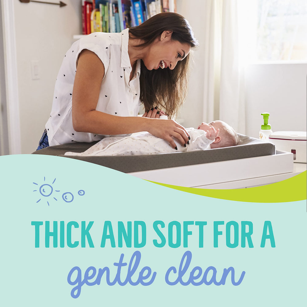 Seventh Generation unscented wipes suitable for newborn skin routines