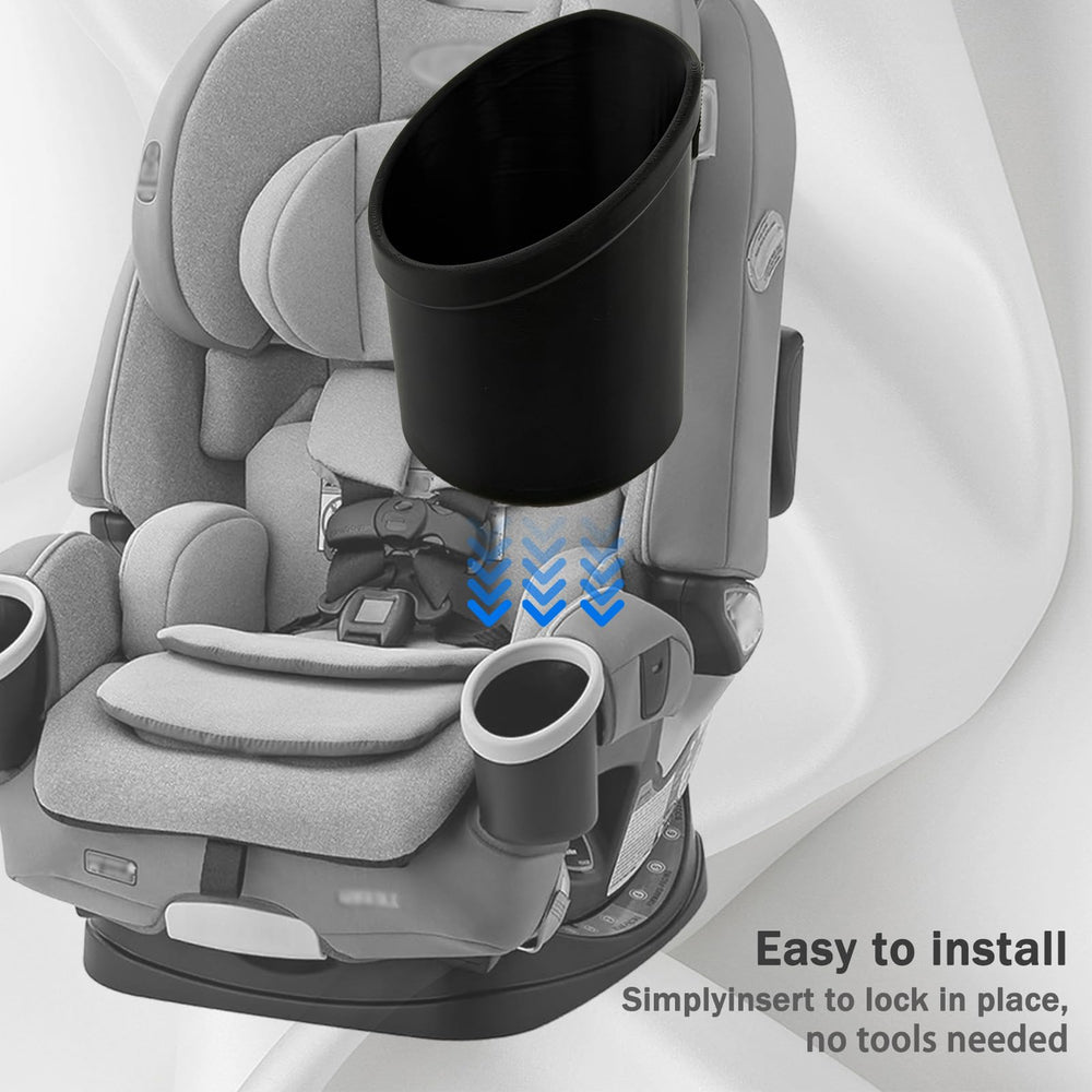 Sevomie cup holder with 77.5mm opening fits larger kid bottles for on‑the‑go hydration.
