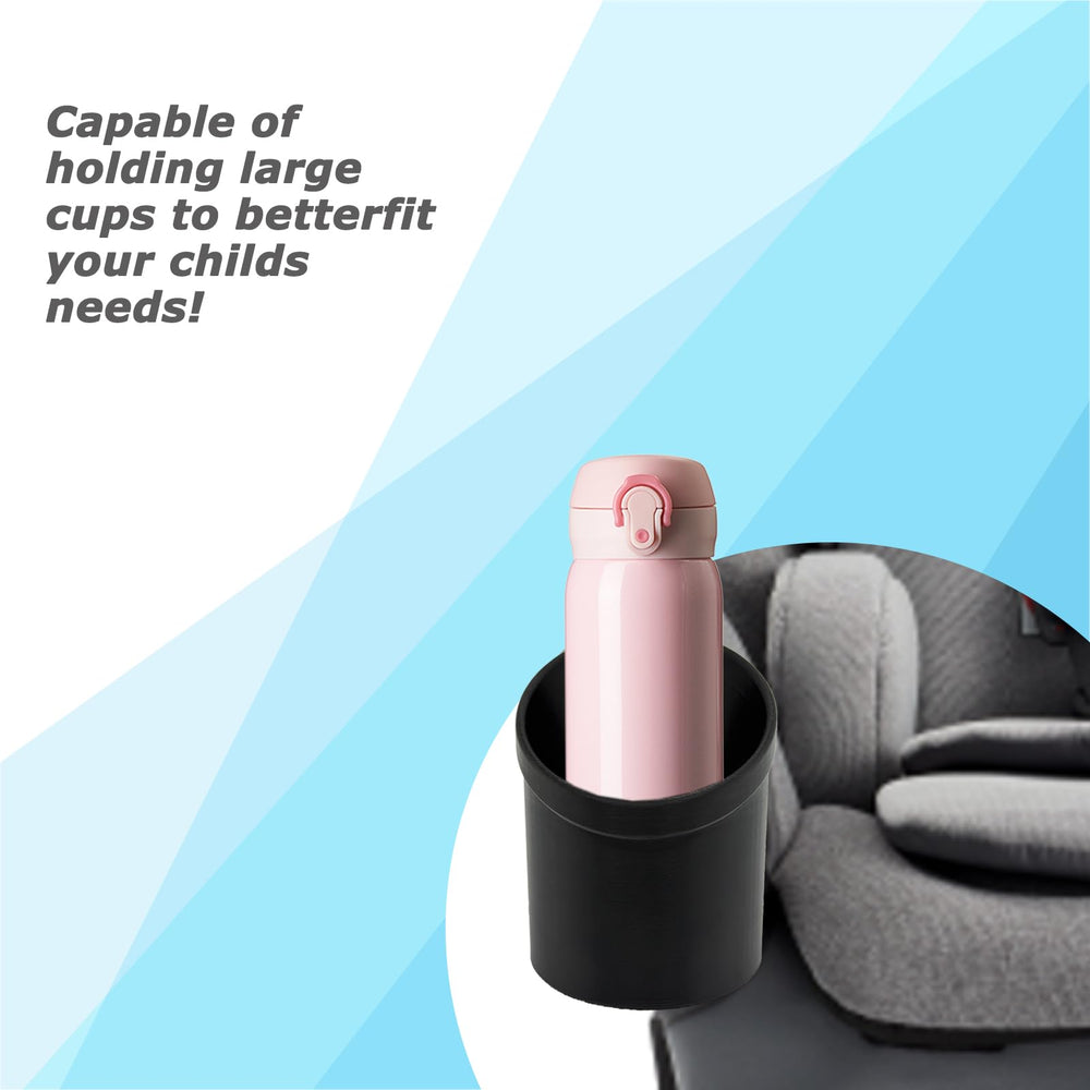Sevomie kid-friendly design keeps drinks within easy reach during rides.