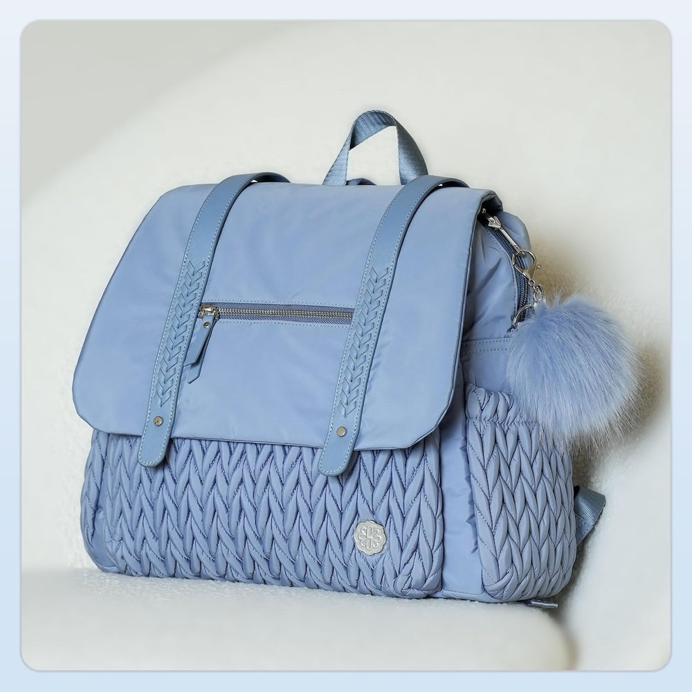 SEWBOO diaper bag backpack adjustable straps offer flexible wear