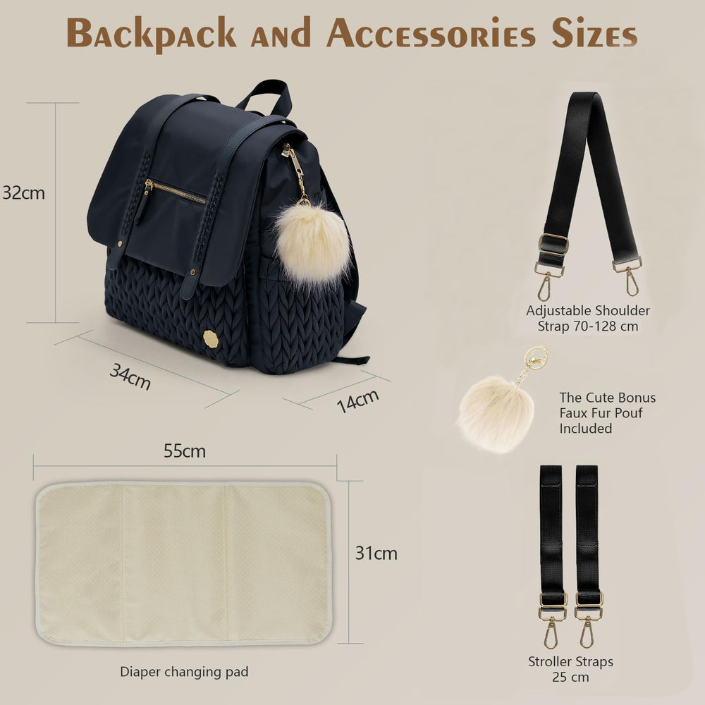 SEWBOO stroller hooks attach quickly for hands-free carrying during outings.