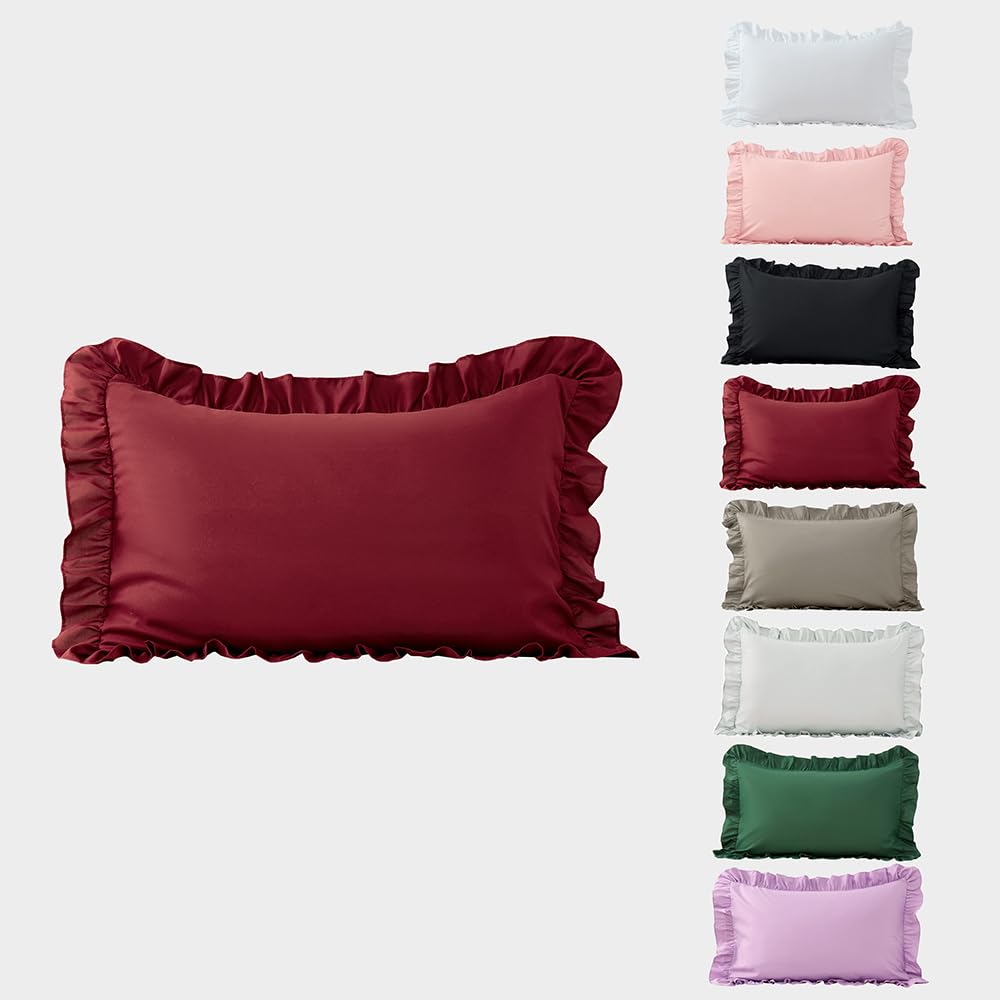 Sewdudely lotus edge and all around ruffles for a romantic look.