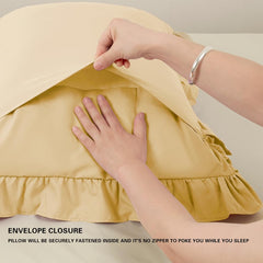 Sewdudely microfiber pillowcase is soft and breathable for restful sleep.
