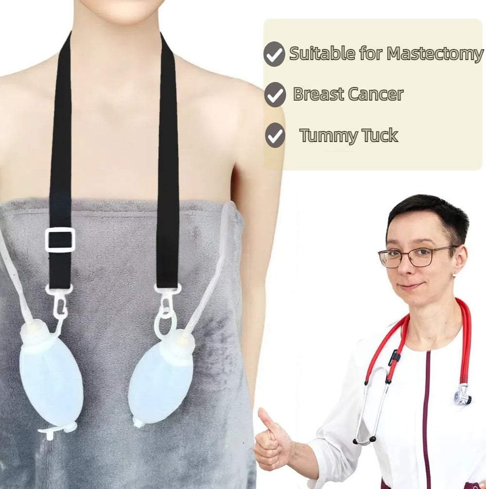 Sexyppl drain-care accessory suited for breast surgery or abdominal procedures.