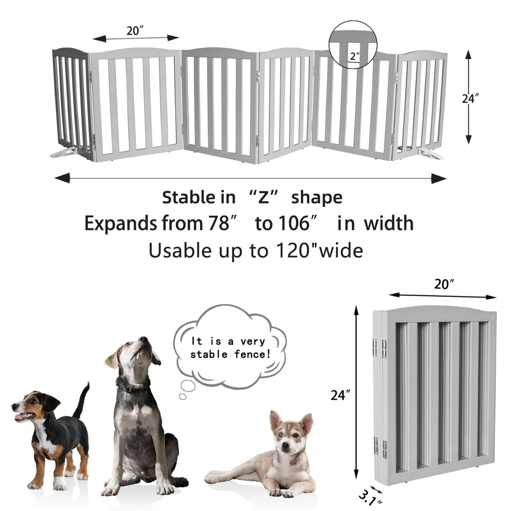 SFJC gate shows 120-inch open width and 24-inch height for space control