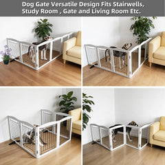 SFJC dog fence indoor expanded to cover wide hallways and doorways
