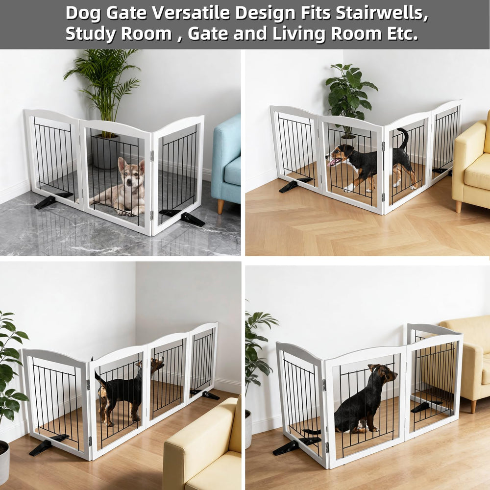 SFJC wood and electroplated steel fence for pet containment