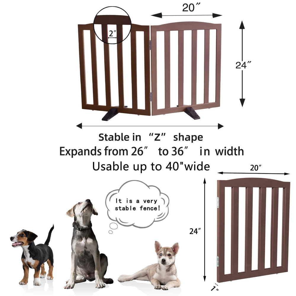 SFJC dog gate open size 40 inches wide for wider spaces