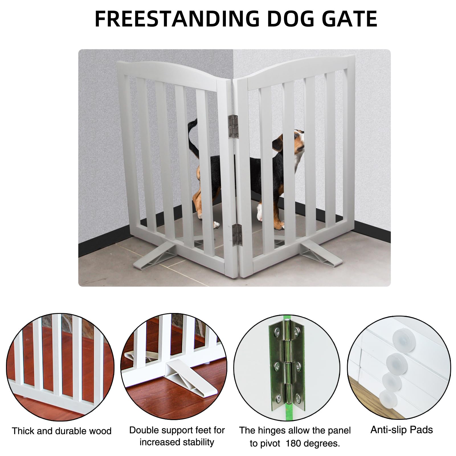SFJC gate blocks stairs and narrow hallways without drilling.