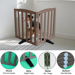 SFJC dog gate standalone fence ideal for doorways and stairs