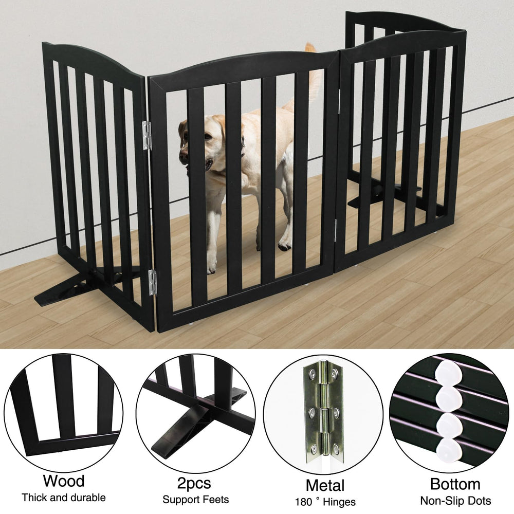 SFJC dog gate sturdy hinges ensure durable room separation and long-lasting performance.