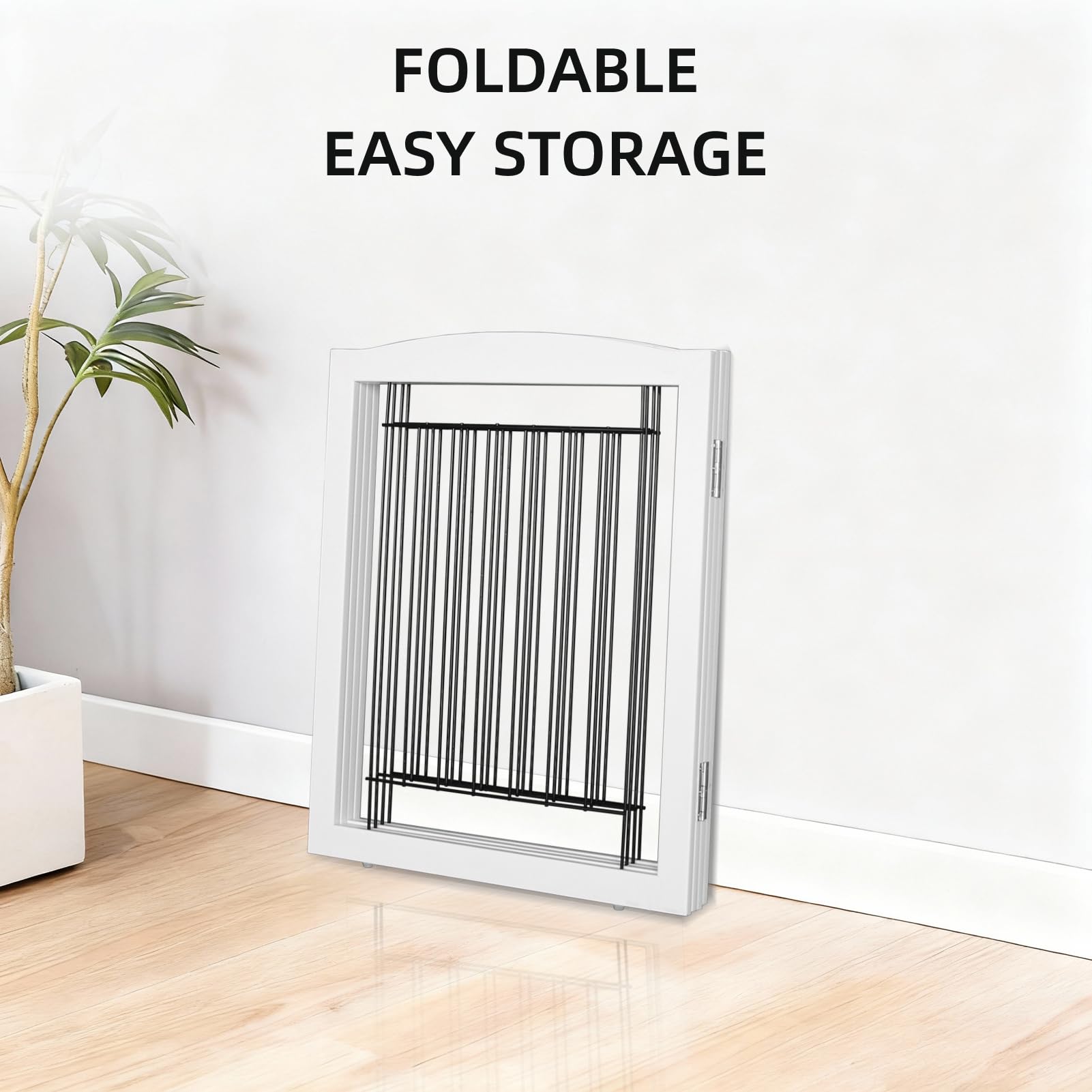 SFJC no-assembly-needed dog gate ready to use