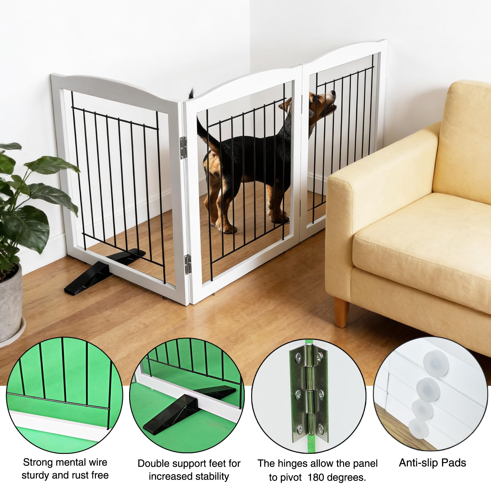SFJC non-slip feet protect floors during use