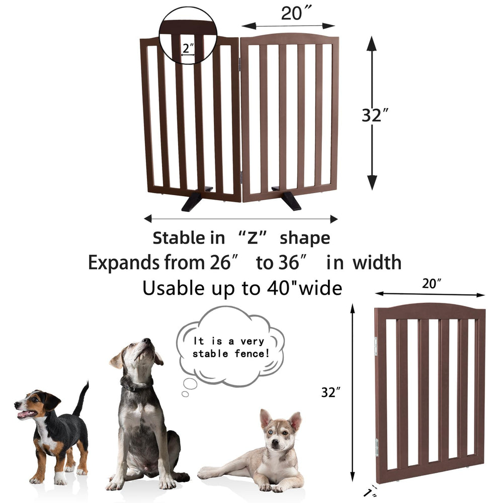 SFJC pet gate features non-slip feet to protect floors.