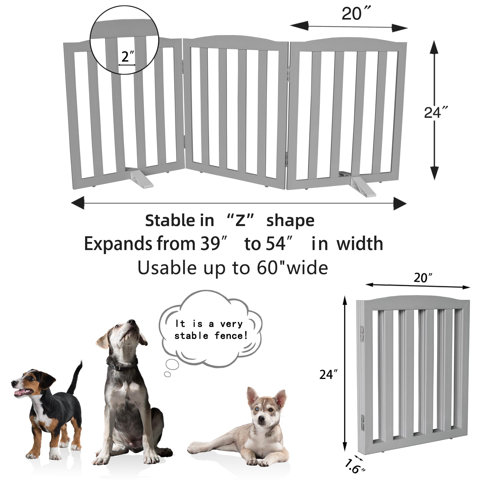 SFJC non-slip rubber feet protect floors while guiding pets