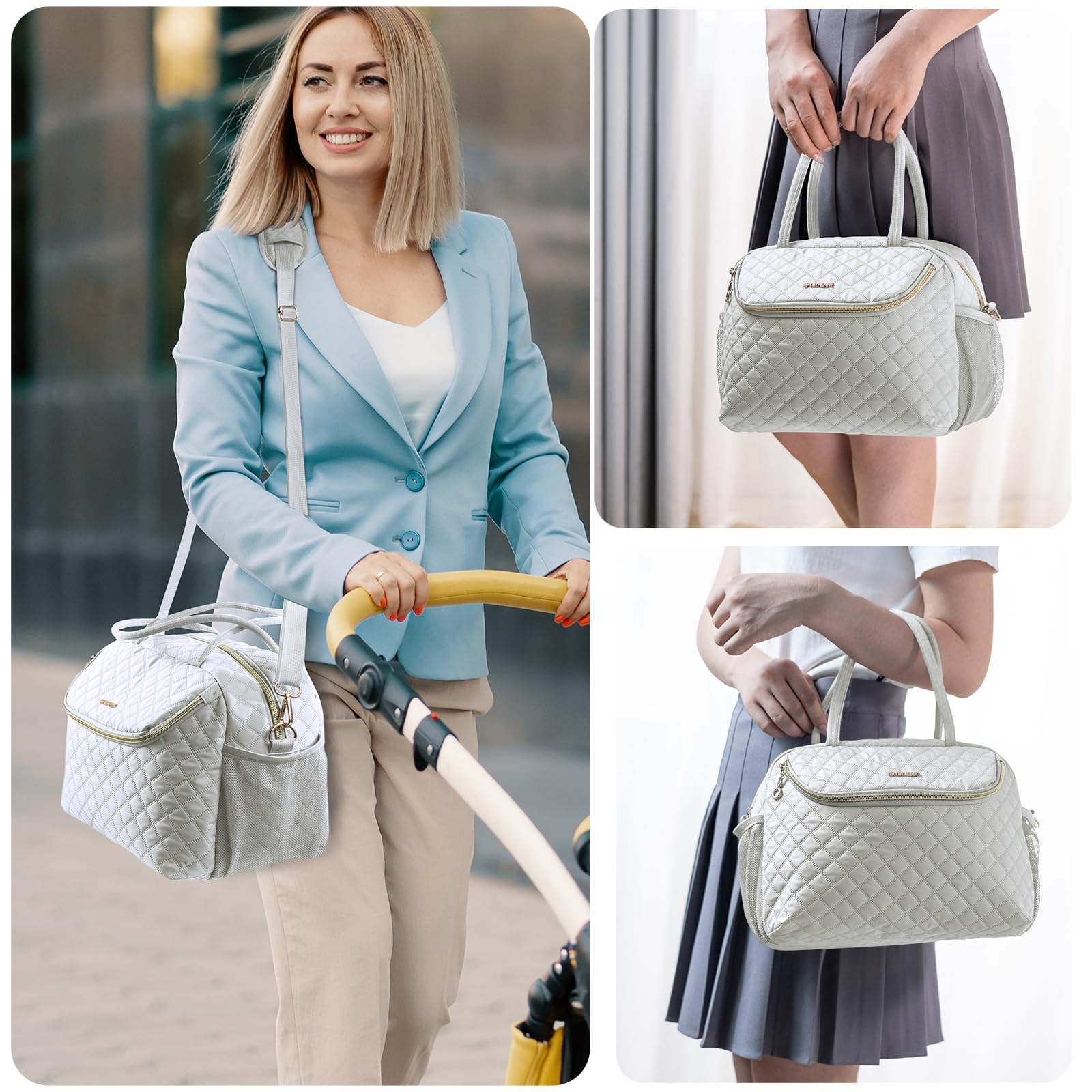 Lightweight top-handle design for easy carry in SFYBYHEART bag