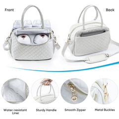 Pockets for wearable breast pumps are included in SFYBYHEART bag