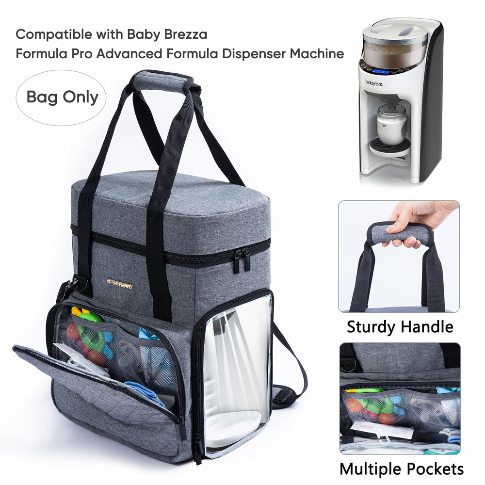 SFYBYHEART carrying case Baby Brezza compatible ensures secure fit and easy packing.