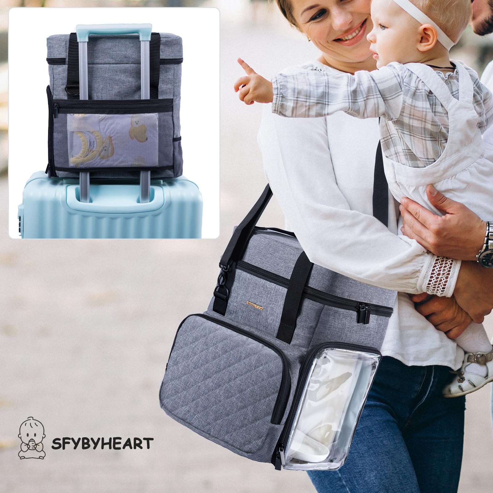 SFYBYHEART carrying case travel strap keeps your device comfortable to carry.