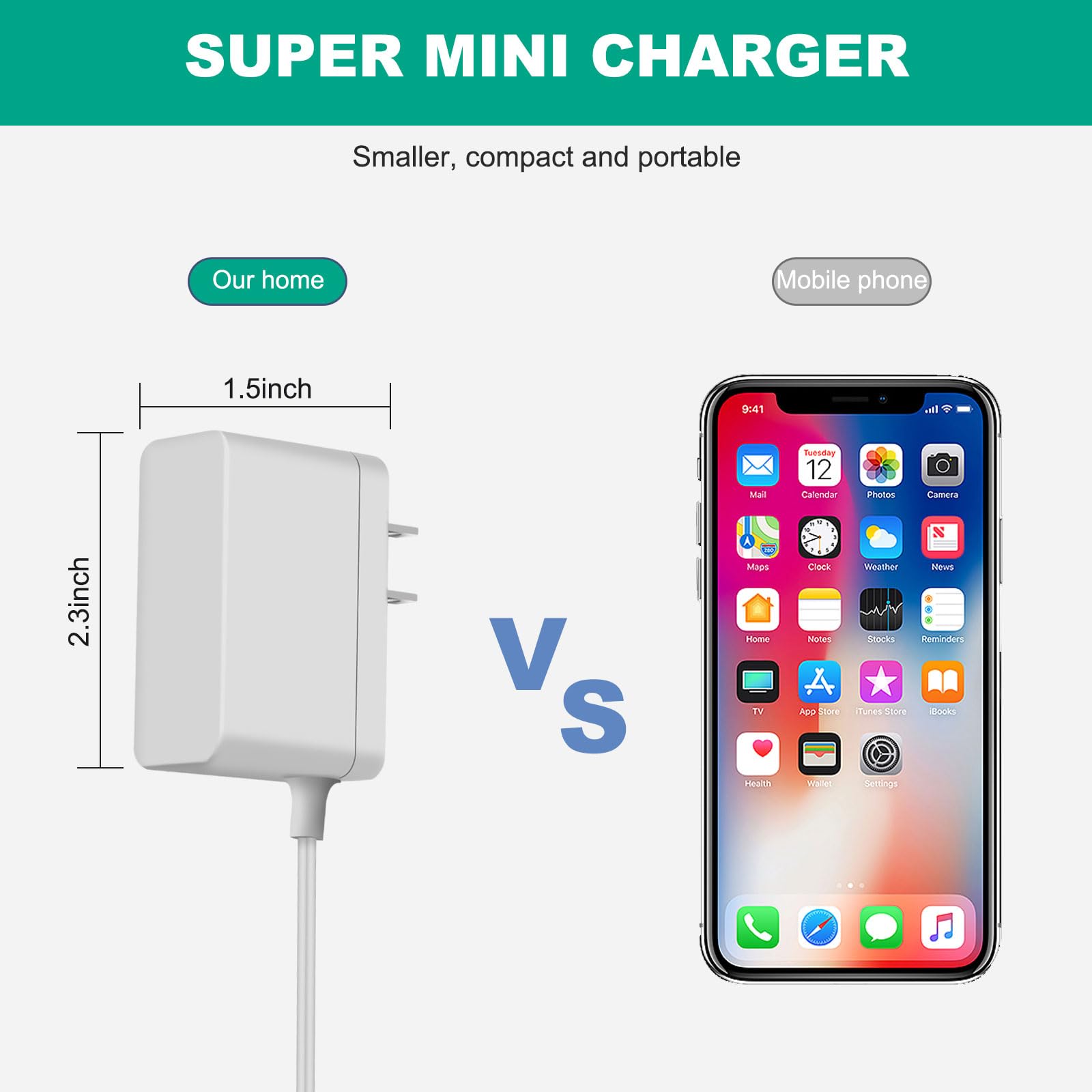 SGEOYPIL DXR-8 charger white plug integrated with nursery setup.