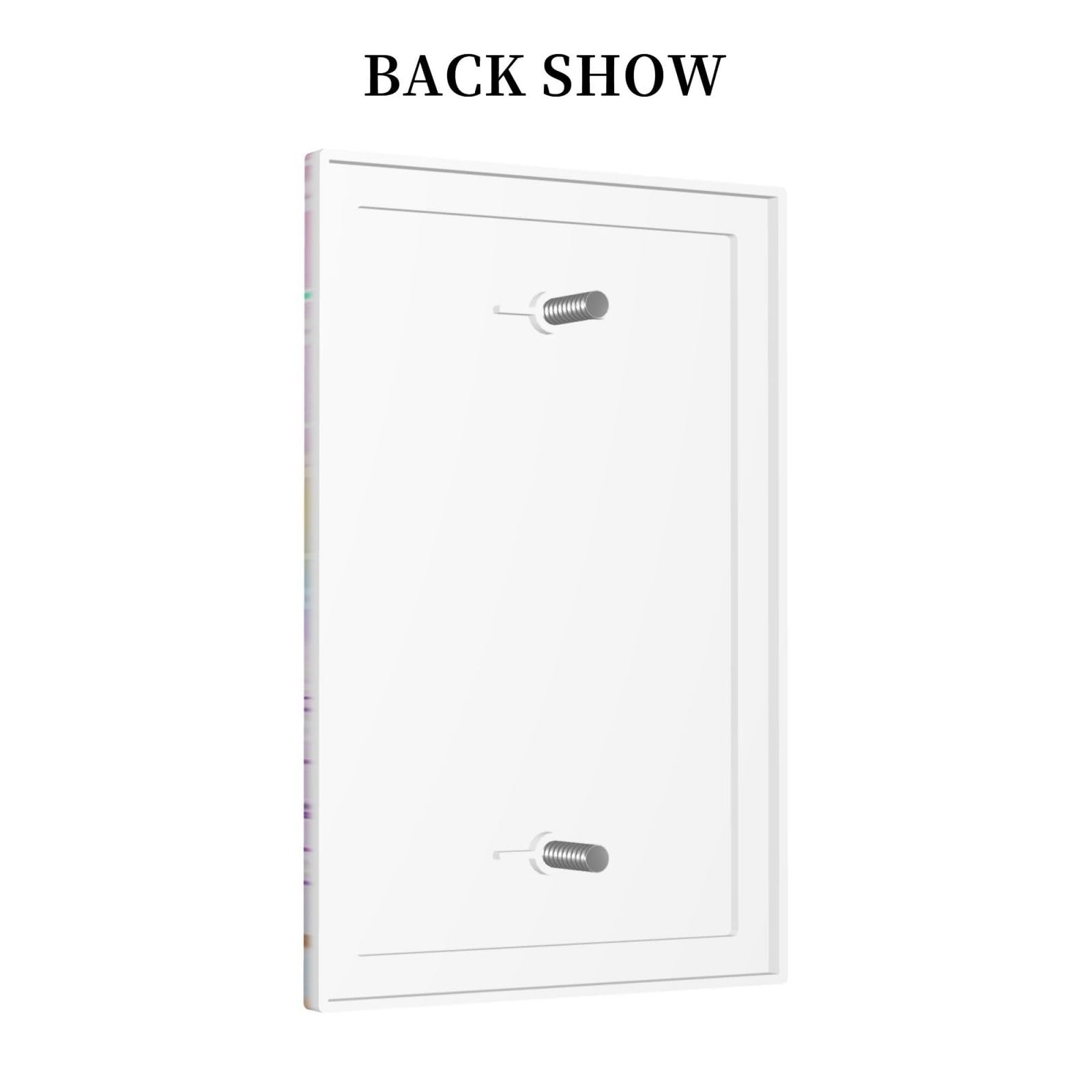 Sghxwp easy install 1 gang switch cover fits standard outlets quickly