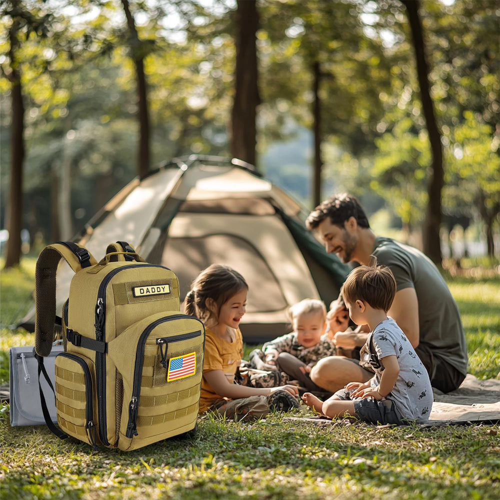 SHARKMOUTH diaper bag all-terrain durability for camping and hiking