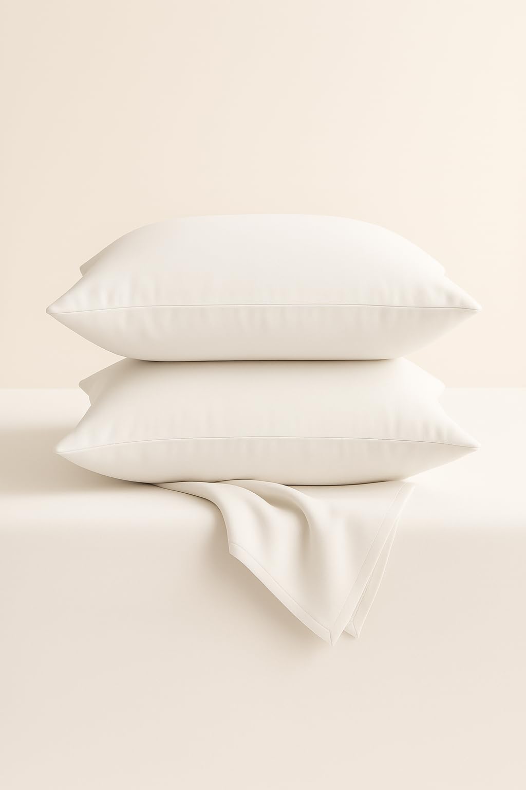 Shashwat Bedding Egyptian cotton pillowcase with 600 thread count, ultra-smooth feel.