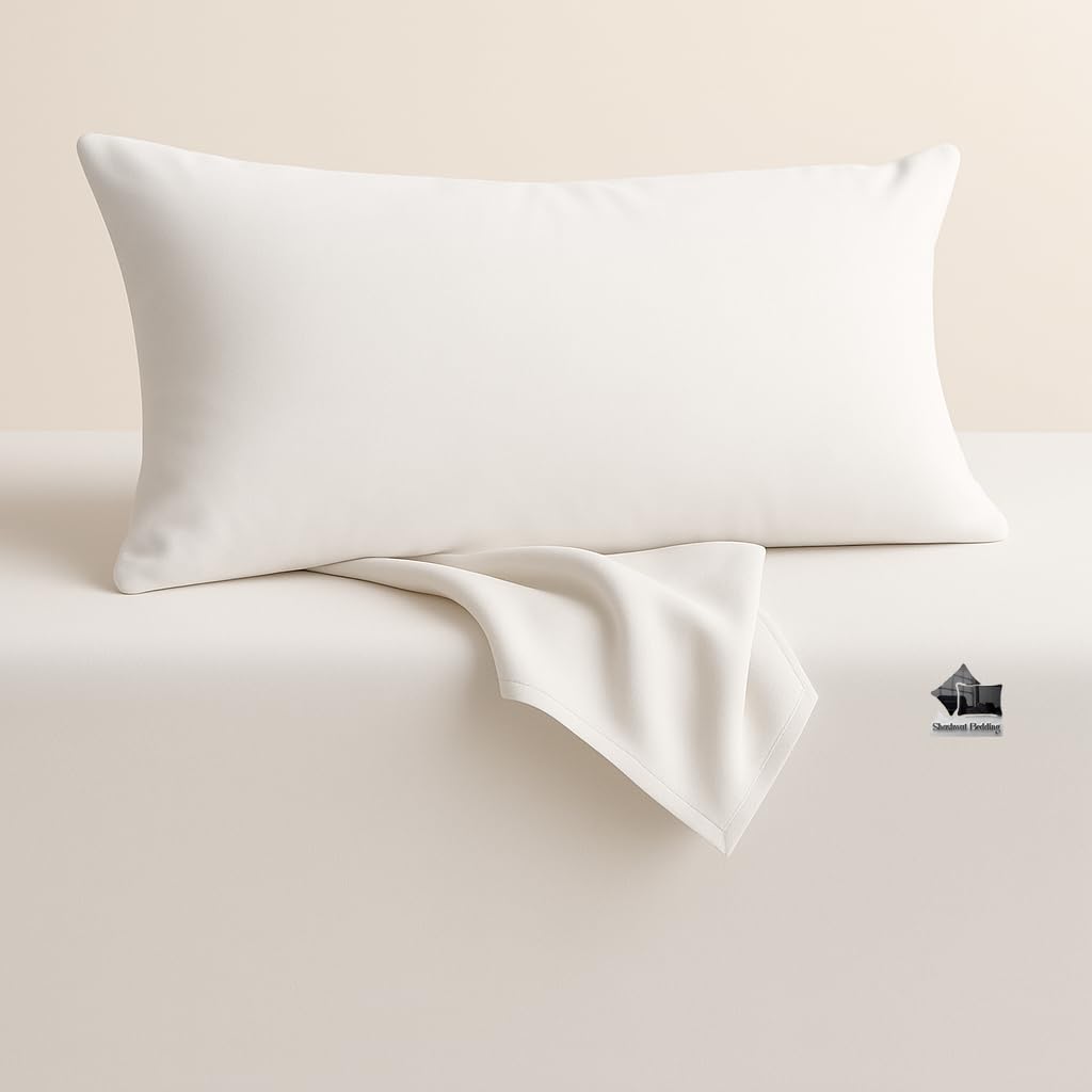 Shashwat Bedding fade-resistant white pillowcase stays bright wash after wash.