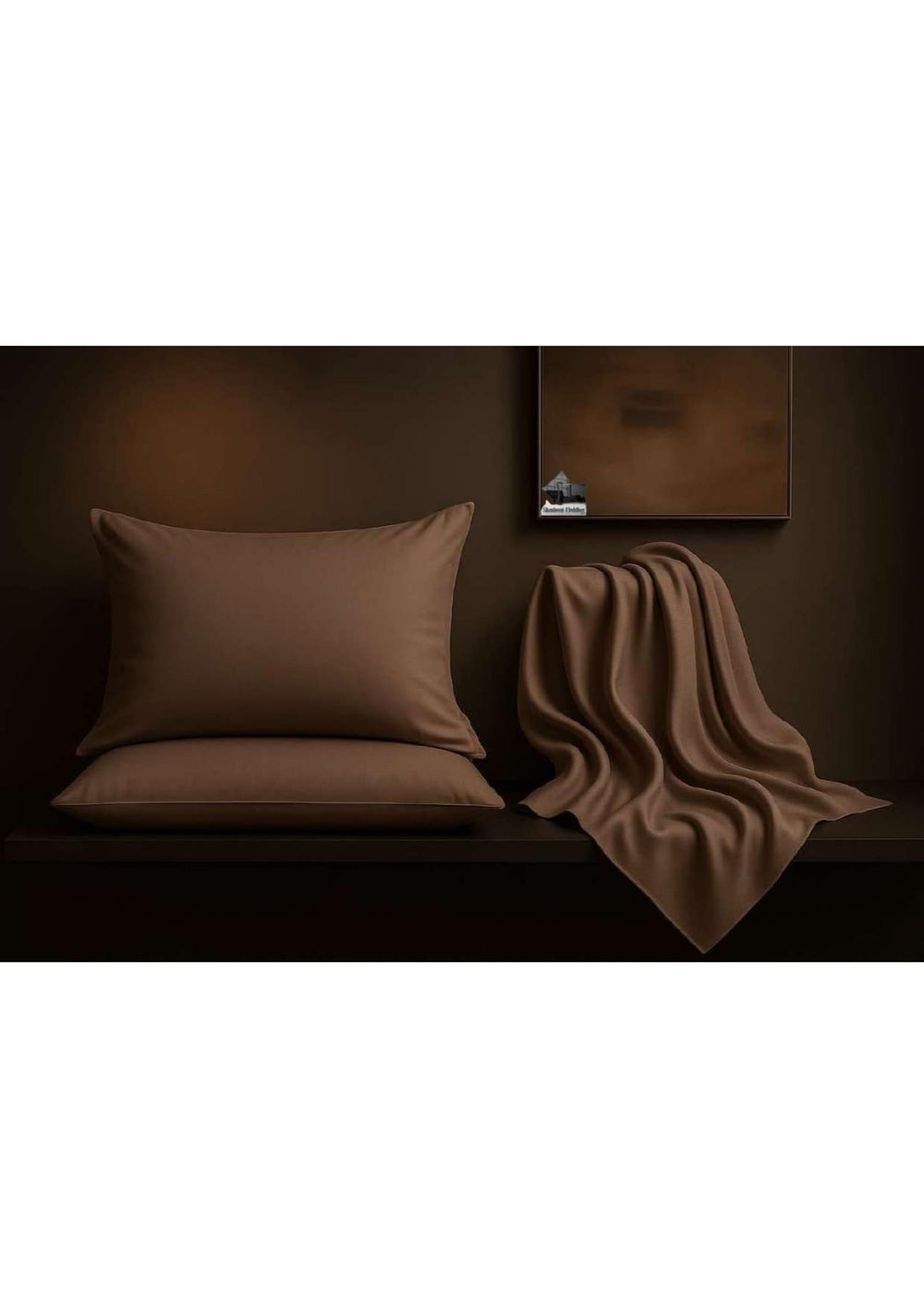 Shashwat Bedding taupe-toned pillowcase set adds neutral bedding harmony