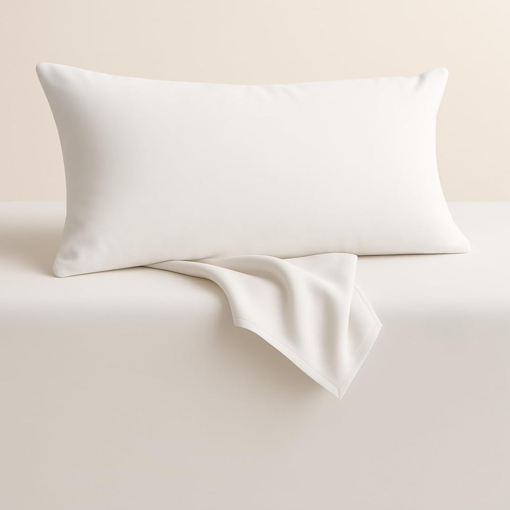 Shashwat Bedding toddler pillowcase 12x16 in white, two-pack, perfect for cozy nap time.