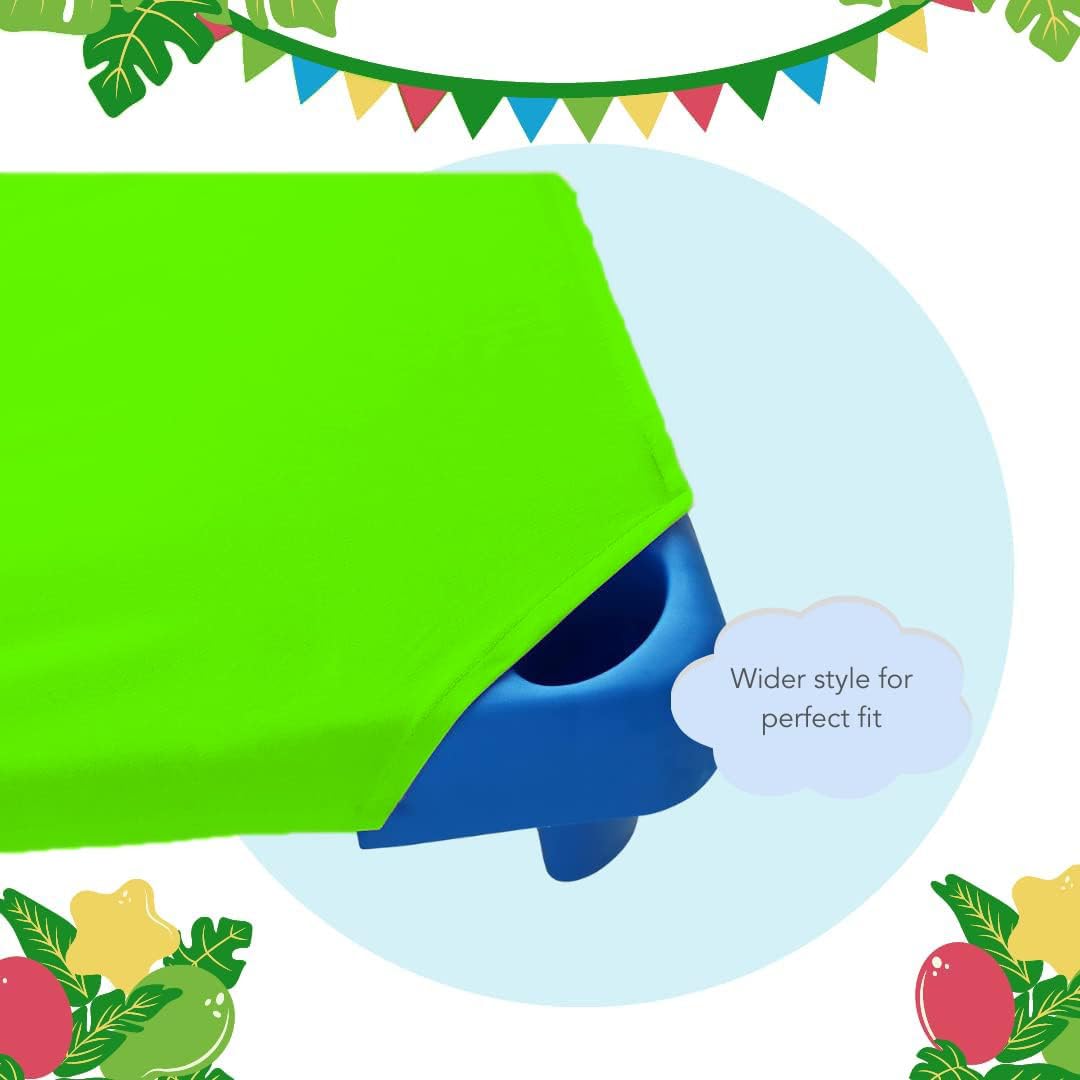 Sheets Stargazer cot sheet with elastic corner for secure preschool cot fit
