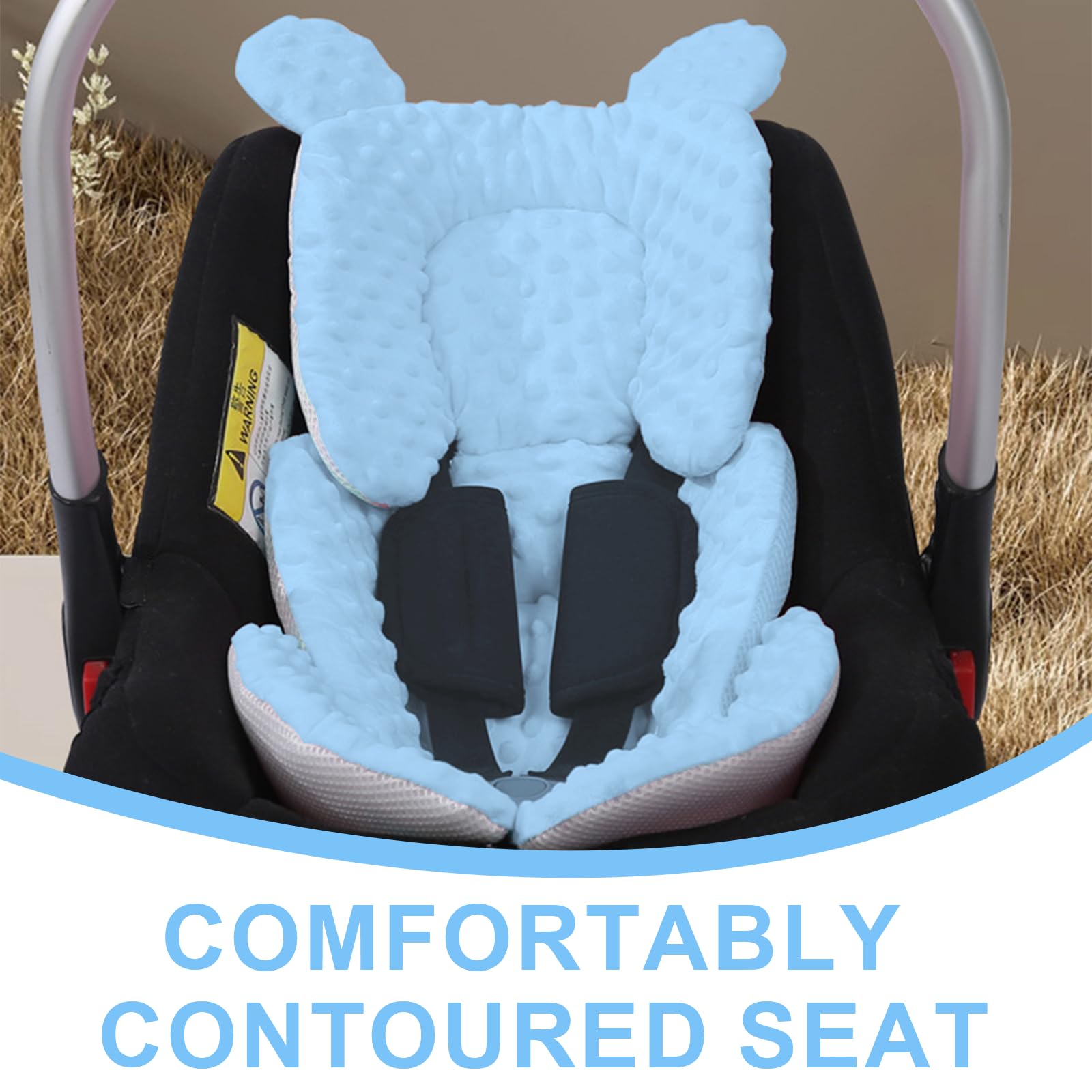 Inside cushion detail highlighting breathable 3D mesh and plush comfort.