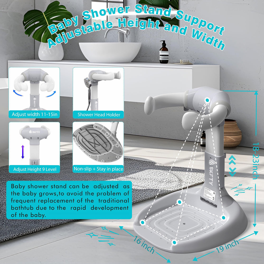 Shengkefty 9-level height adjustment grows with your baby