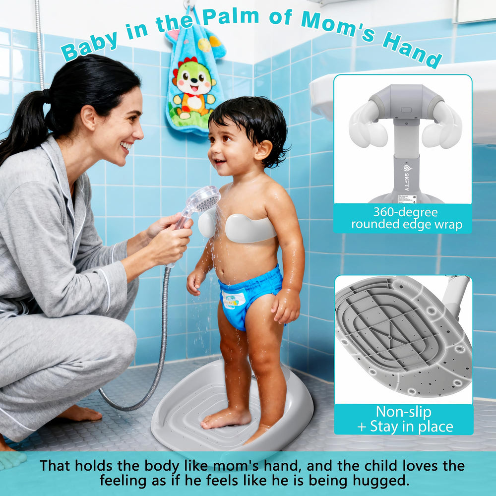 Shengkefty all-in-one care station supports bathing, diaper changes, and dressing