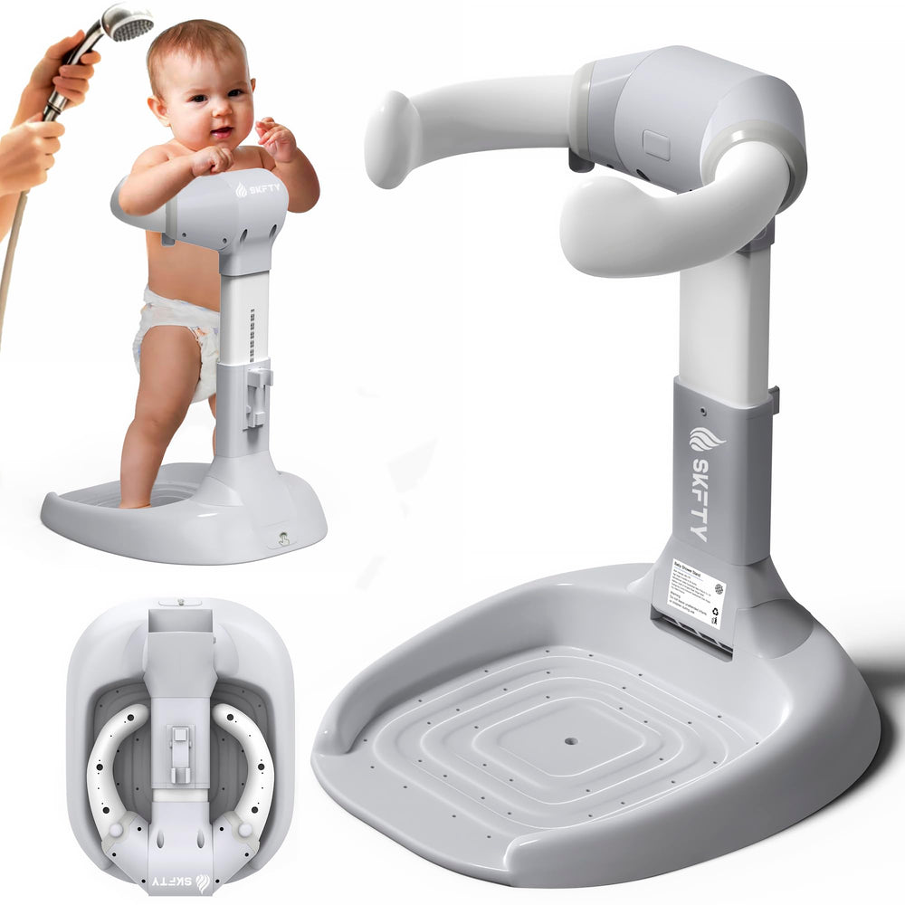 Shengkefty baby shower stand folds quickly for easy storage and travel