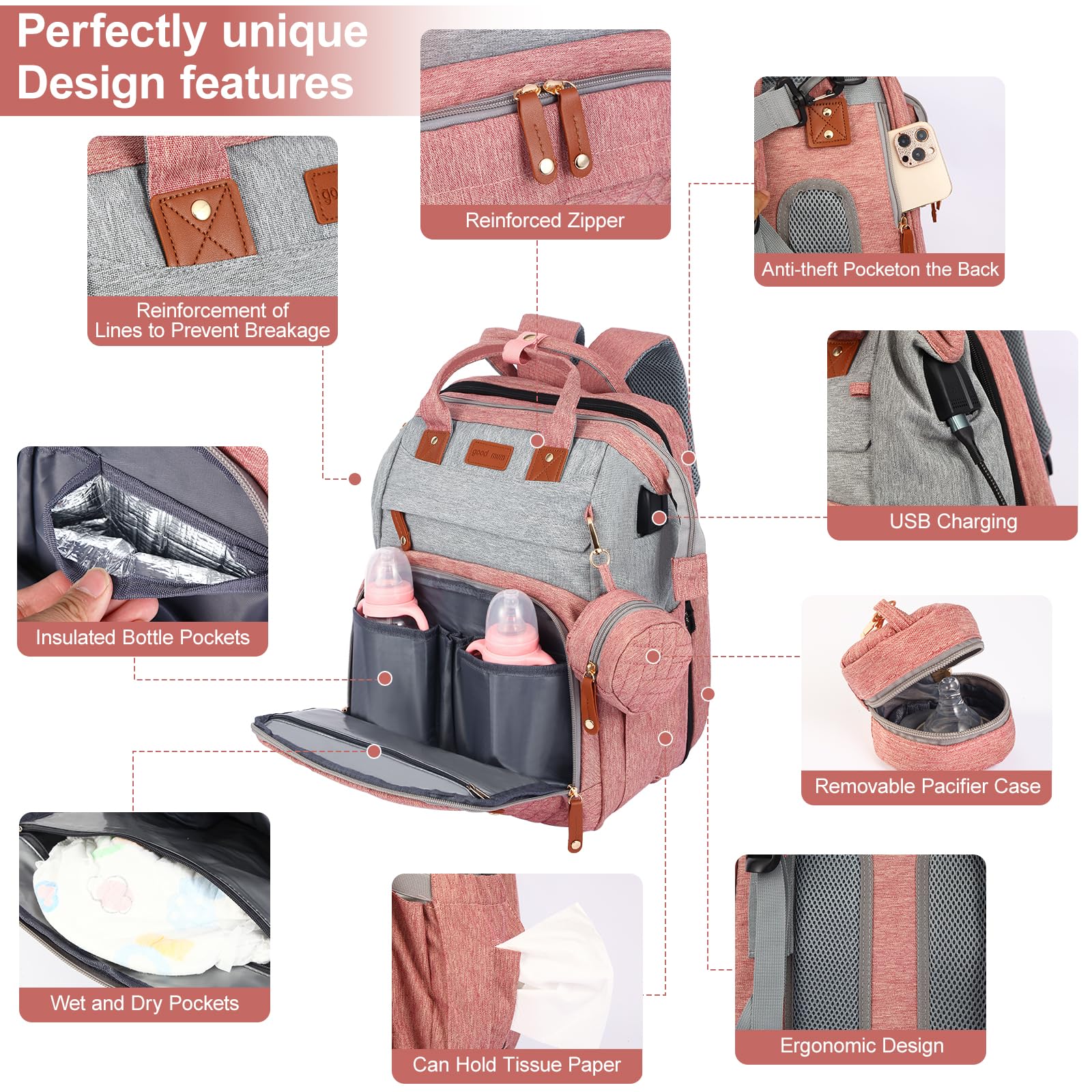 Shengmeister bottle-warming pocket supports quick feeding on the move