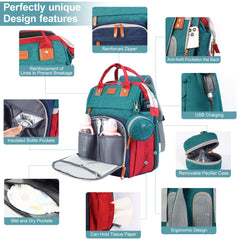 Shengmeister 900D waterproof fabric keeps gear dry and easy to wipe clean.