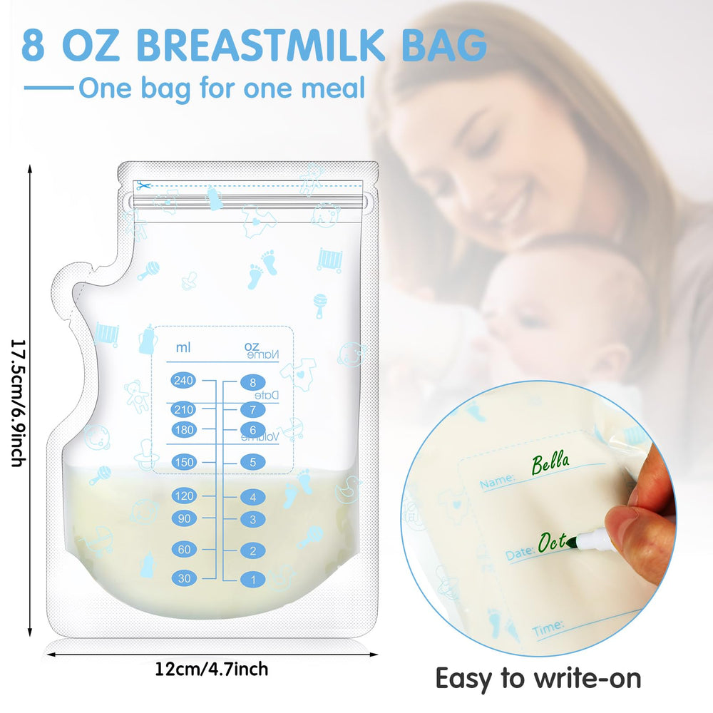 Sherr strong double-seal breastmilk bags protect milk freshness
