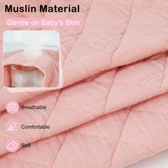 SheSeek Bassinet Sheets showing secure elastic fit that stays in place.