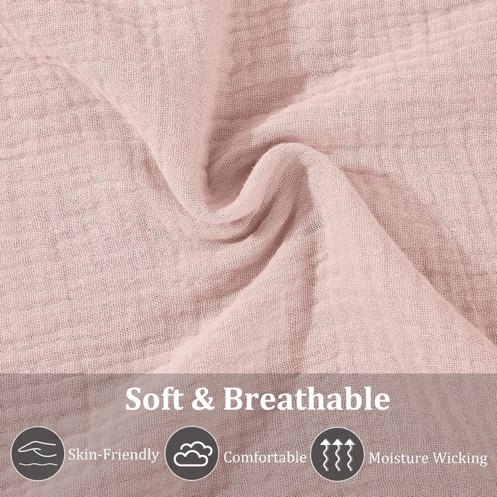 SheSeek Muslin nursing cover top-opening design lets you peek at baby discreetly.