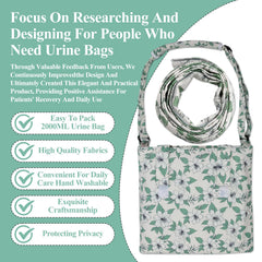 SHFGYG catheter bag holder with zippered bottom for discreet access.