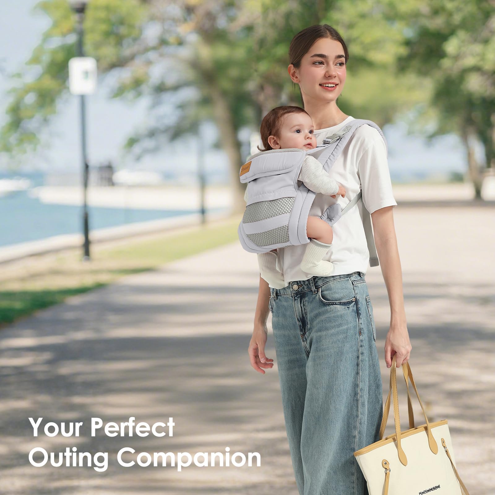 Shiaon adjustable design fits growing caregivers and families.
